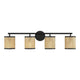Savoy House - Jaylar 4-Light Bathroom Vanity Light - Lights Canada
