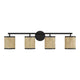 Savoy House - Jaylar 4-Light Bathroom Vanity Light - Lights Canada