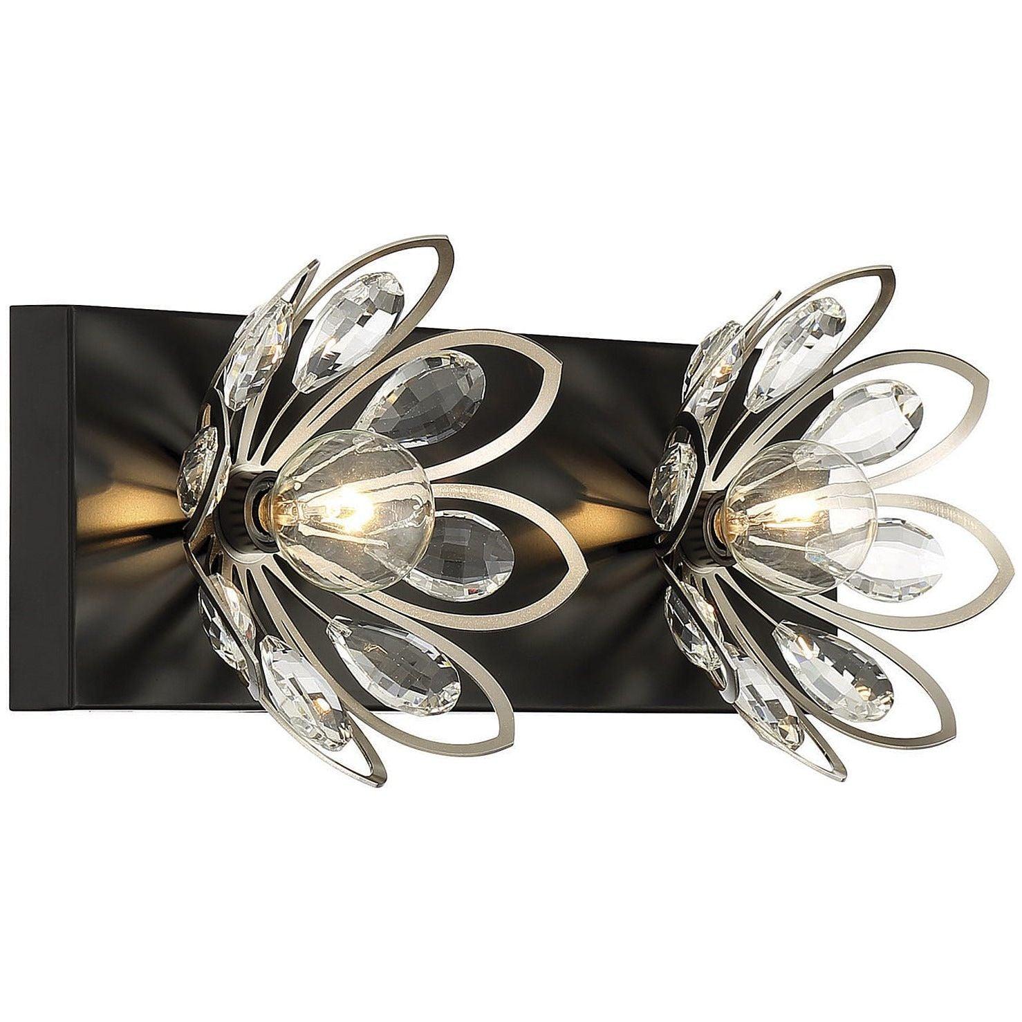 Savoy House - Poppy 2-Light Bathroom Vanity Light - Lights Canada