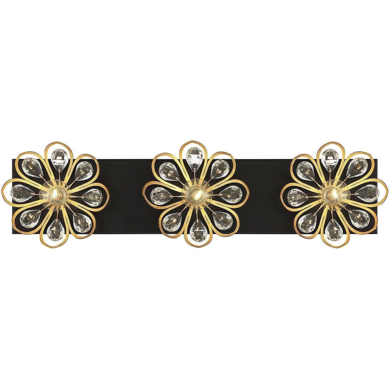 Savoy House - Poppy 3-Light Bathroom Vanity Light - Lights Canada