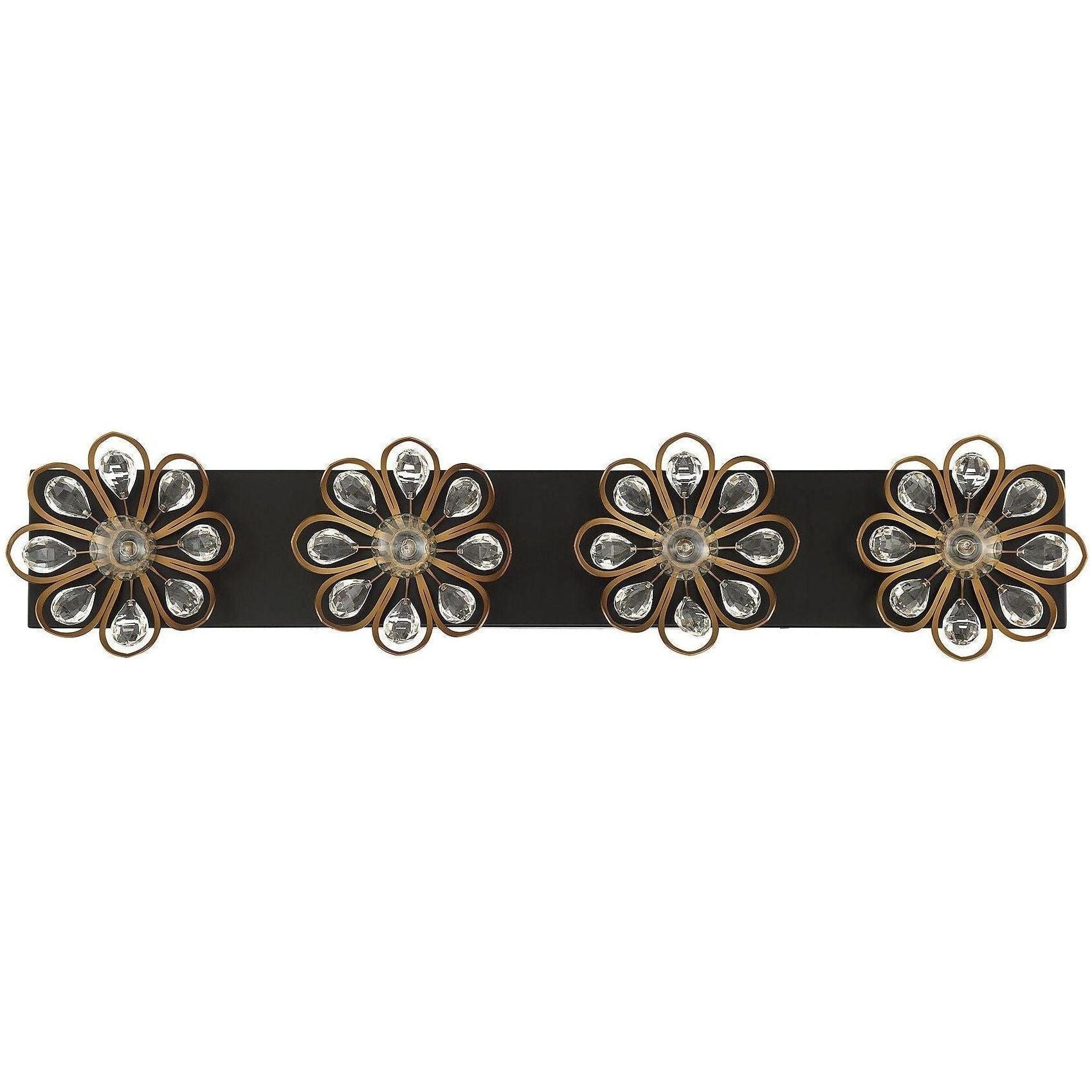 Savoy House - Poppy 4-Light Bathroom Vanity Light - Lights Canada