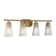 Savoy House - Chantilly 4-Light Bathroom Vanity Light - Lights Canada