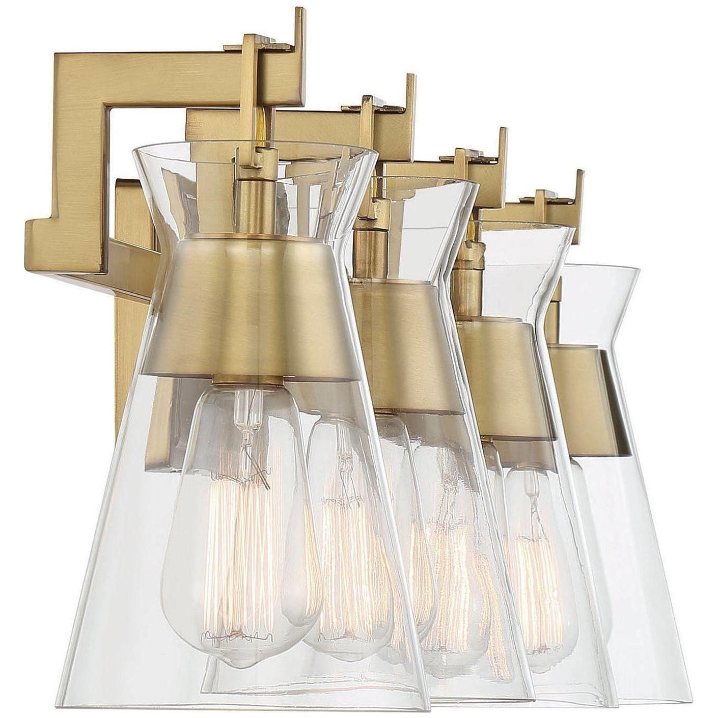 Savoy House - Lakewood 4-Light Bathroom Vanity Light - Lights Canada