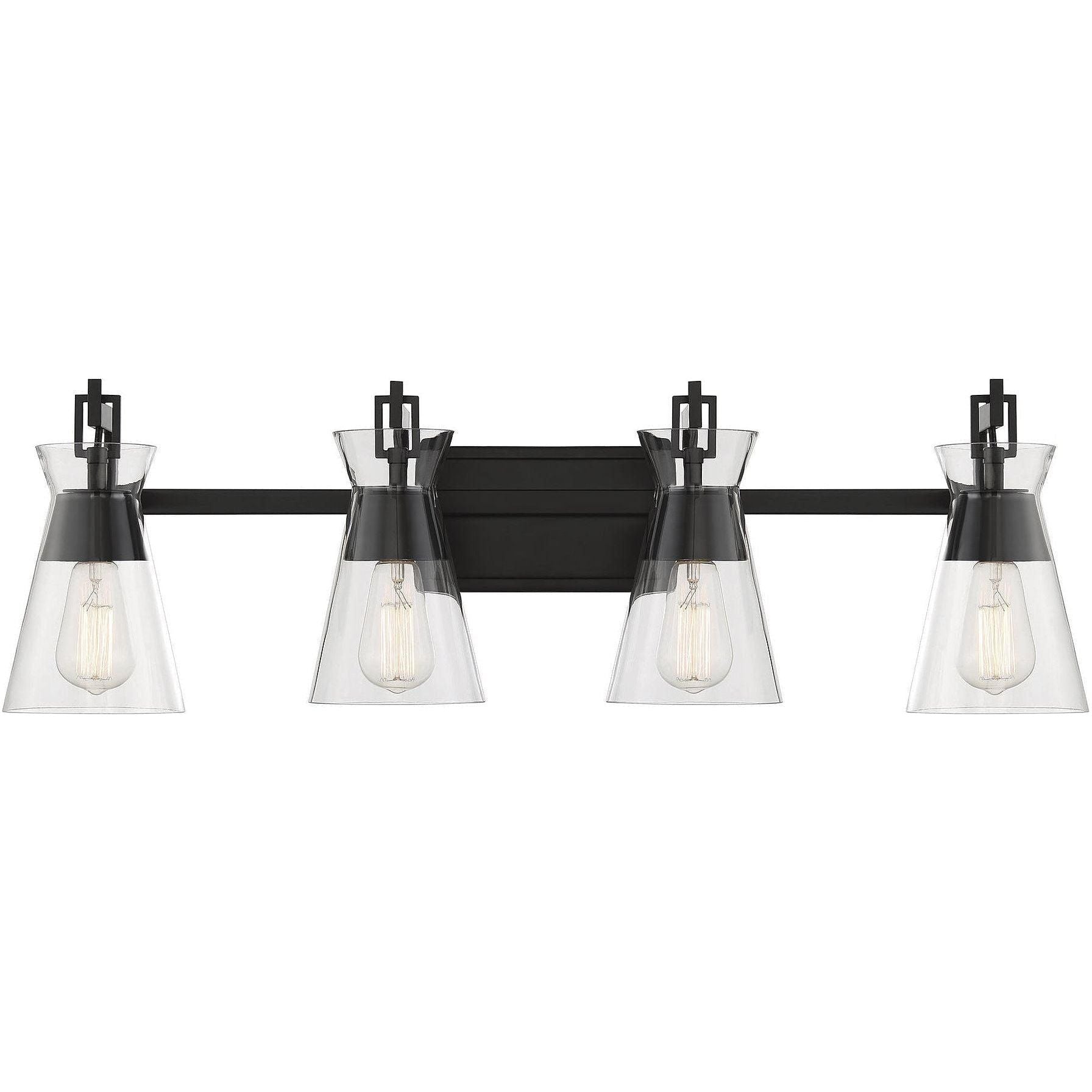 Savoy House - Lakewood 4-Light Bathroom Vanity Light - Lights Canada