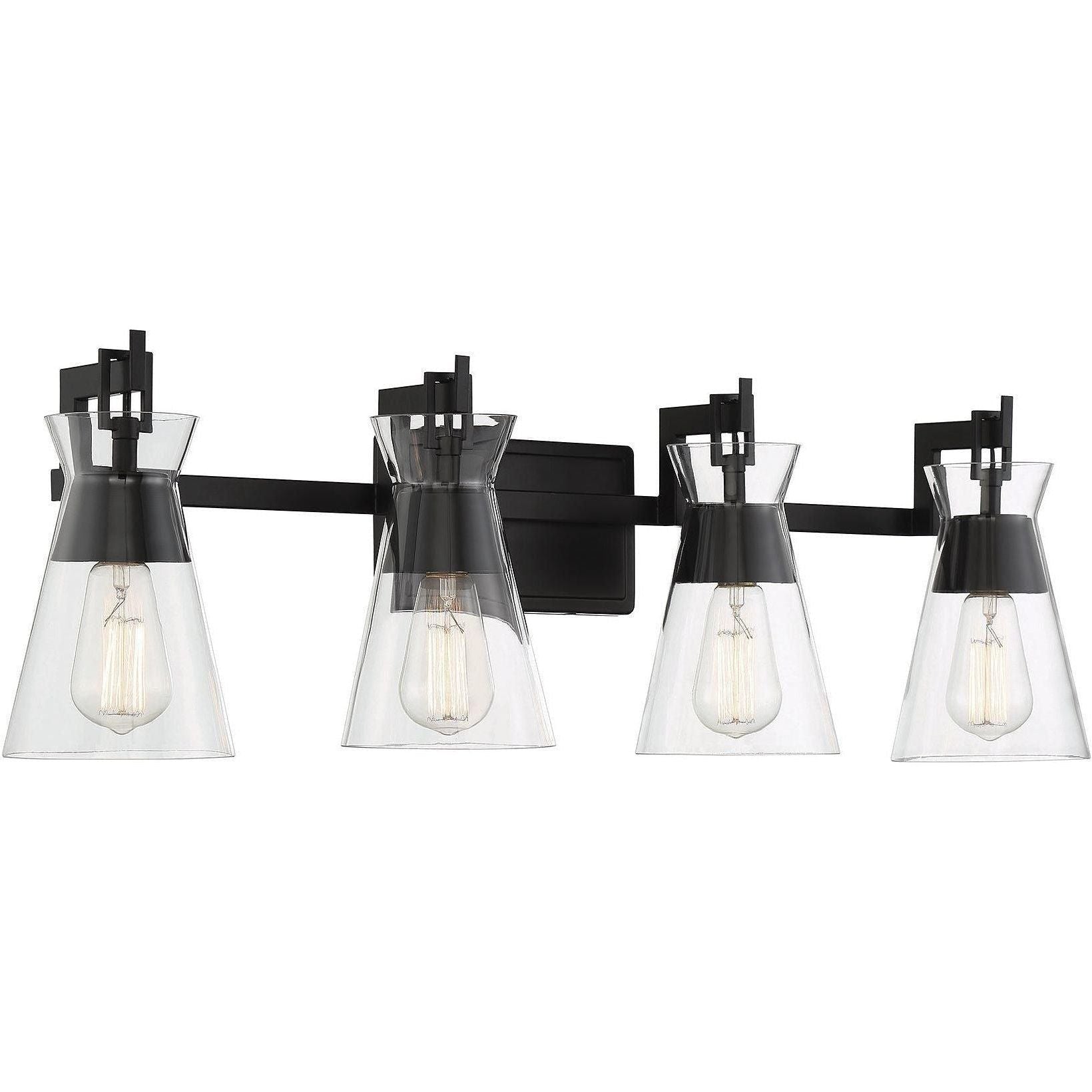 Savoy House - Lakewood 4-Light Bathroom Vanity Light - Lights Canada