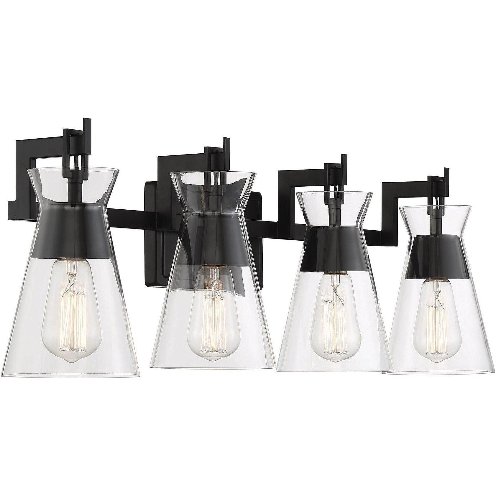 Savoy House - Lakewood 4-Light Bathroom Vanity Light - Lights Canada