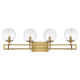 Savoy House - Crosby 4-Light Bathroom Vanity Light - Lights Canada