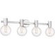 Savoy House - Wright 4-Light Bathroom Vanity Light - Lights Canada