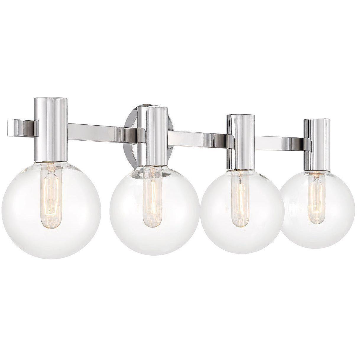 Savoy House - Wright 4-Light Bathroom Vanity Light - Lights Canada
