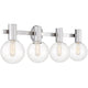 Savoy House - Wright 4-Light Bathroom Vanity Light - Lights Canada
