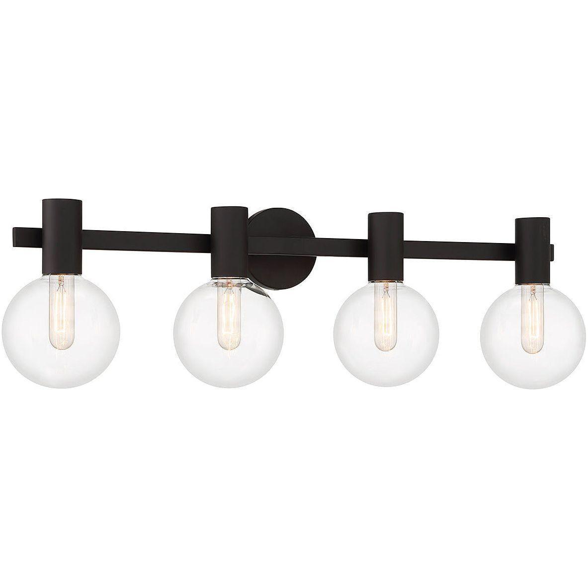 Savoy House - Wright 4-Light Bathroom Vanity Light - Lights Canada