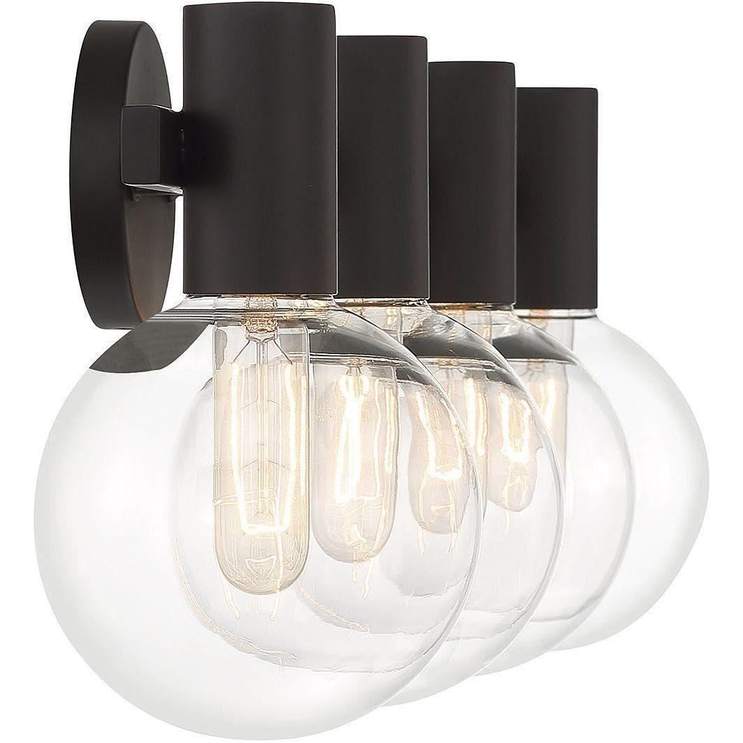 Savoy House - Wright 4-Light Bathroom Vanity Light - Lights Canada