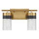 Savoy House - Brickell 2-Light Bathroom Vanity Light - Lights Canada