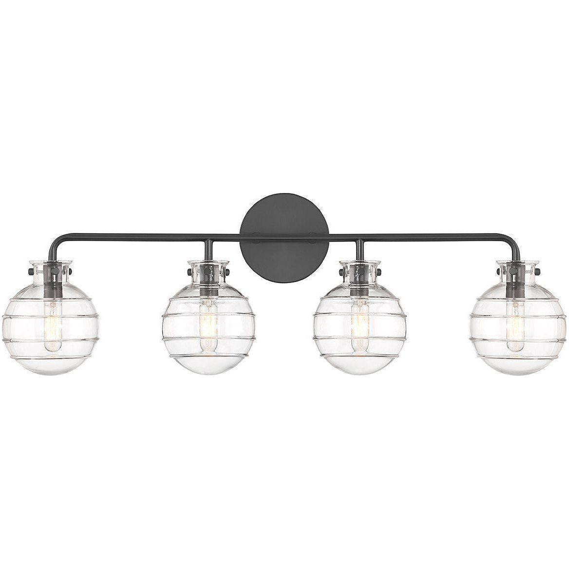 Savoy House - Mason 4-Light Bathroom Vanity Light - Lights Canada