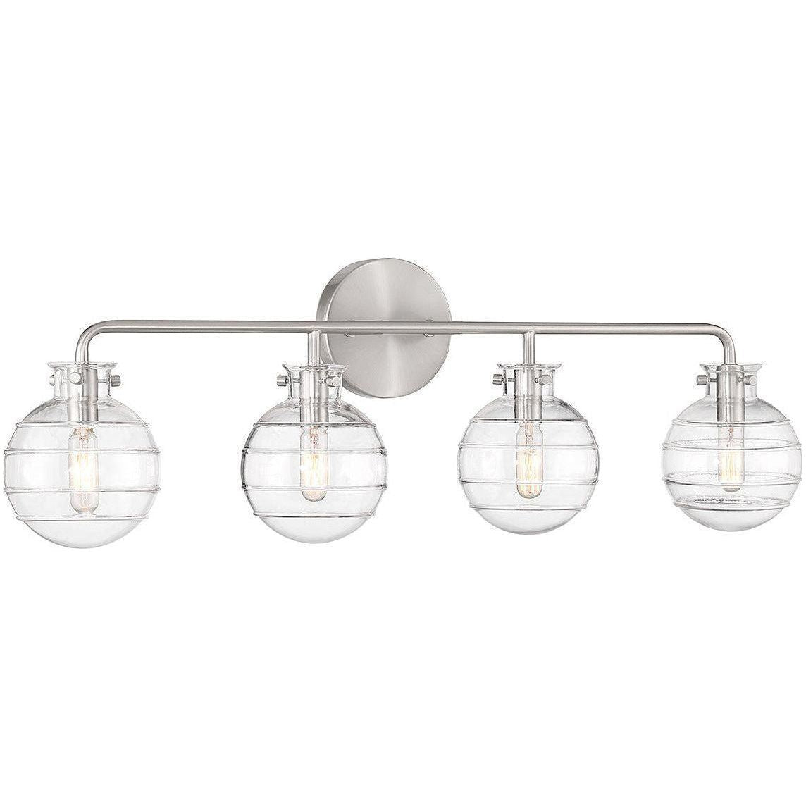 Savoy House - Mason 4-Light Bathroom Vanity Light - Lights Canada