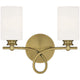 Savoy House - Woodbury 2-Light Bathroom Vanity Light - Lights Canada