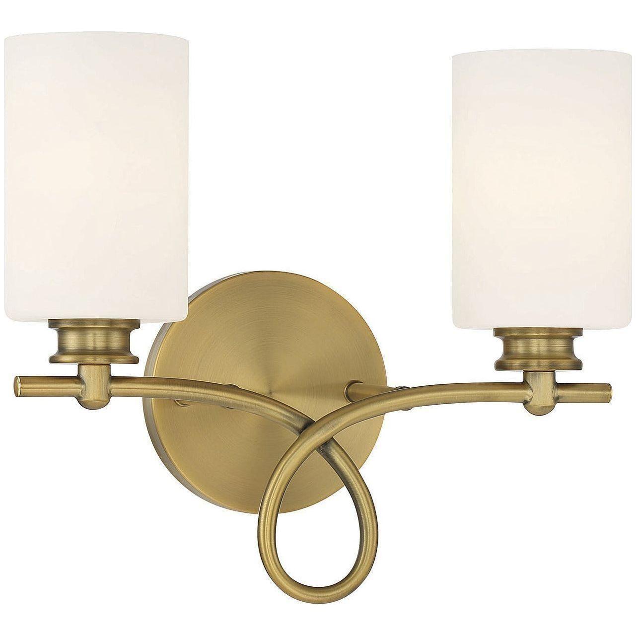 Savoy House - Woodbury 2-Light Bathroom Vanity Light - Lights Canada