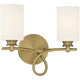 Savoy House - Woodbury 2-Light Bathroom Vanity Light - Lights Canada