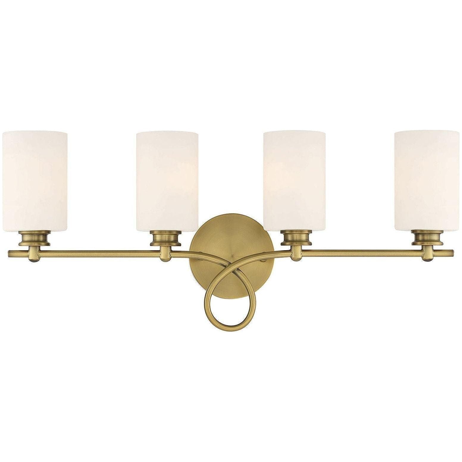 Savoy House - Woodbury 4-Light Bathroom Vanity Light - Lights Canada