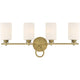 Savoy House - Woodbury 4-Light Bathroom Vanity Light - Lights Canada