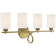 Savoy House - Woodbury 4-Light Bathroom Vanity Light - Lights Canada