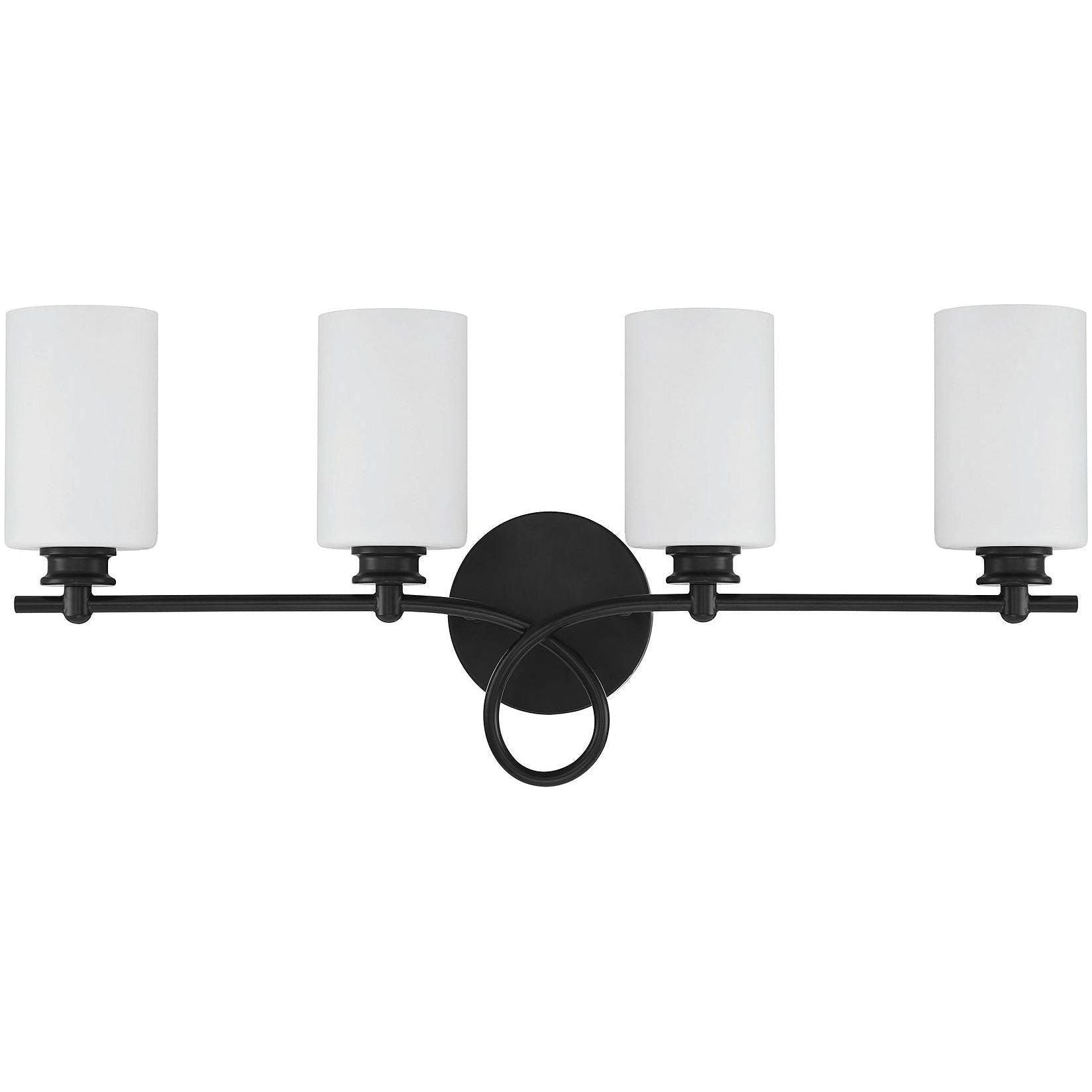 Savoy House - Woodbury 4-Light Bathroom Vanity Light - Lights Canada