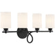 Savoy House - Woodbury 4-Light Bathroom Vanity Light - Lights Canada