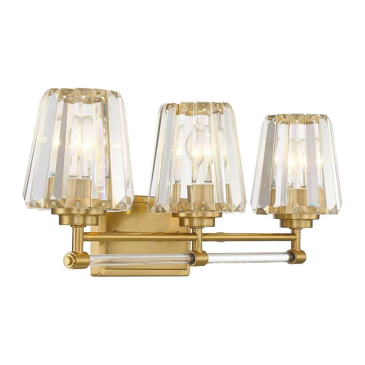Savoy House - Garnet 3-Light Bathroom Vanity Light - Lights Canada