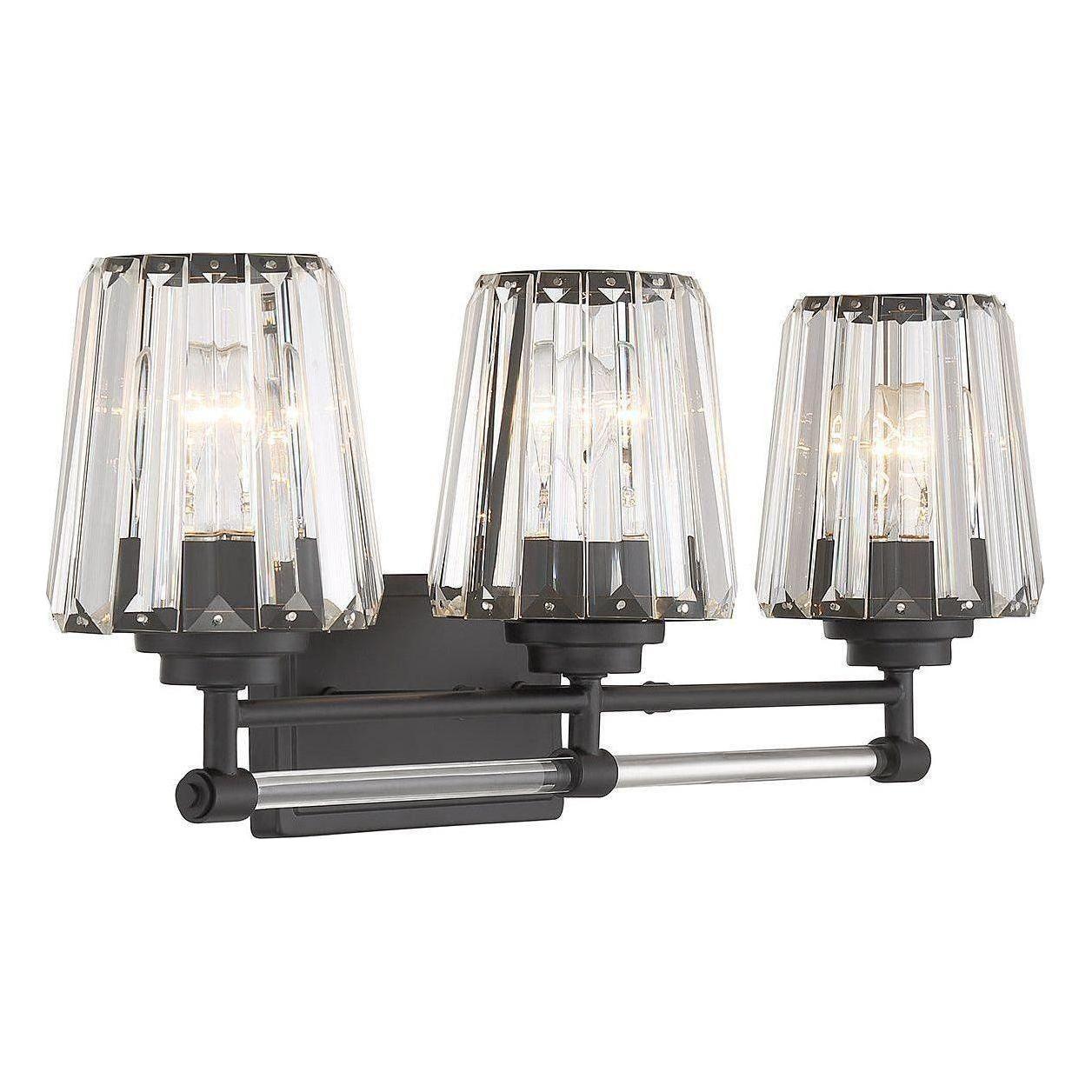 Savoy House - Garnet 3-Light Bathroom Vanity Light - Lights Canada