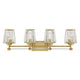 Savoy House - Garnet 4-Light Bathroom Vanity Light - Lights Canada