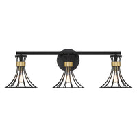 Breur 3-Light Bathroom Vanity Light
