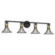 Savoy House - Breur 4-Light Bathroom Vanity Light - Lights Canada