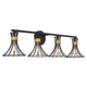 Savoy House - Breur 4-Light Bathroom Vanity Light - Lights Canada