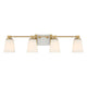 Savoy House - Darby 4-Light Bathroom Vanity Light - Lights Canada