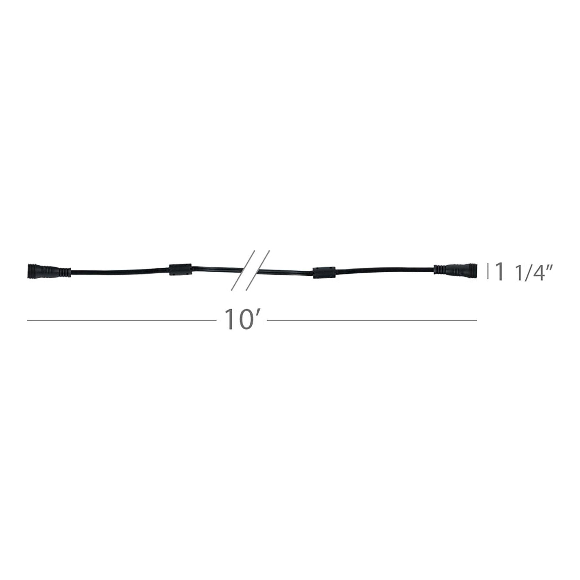 WAC Lighting - LED 12V Outdoor Strip Light Open Splice Lead Cable 10ft Length - Lights Canada