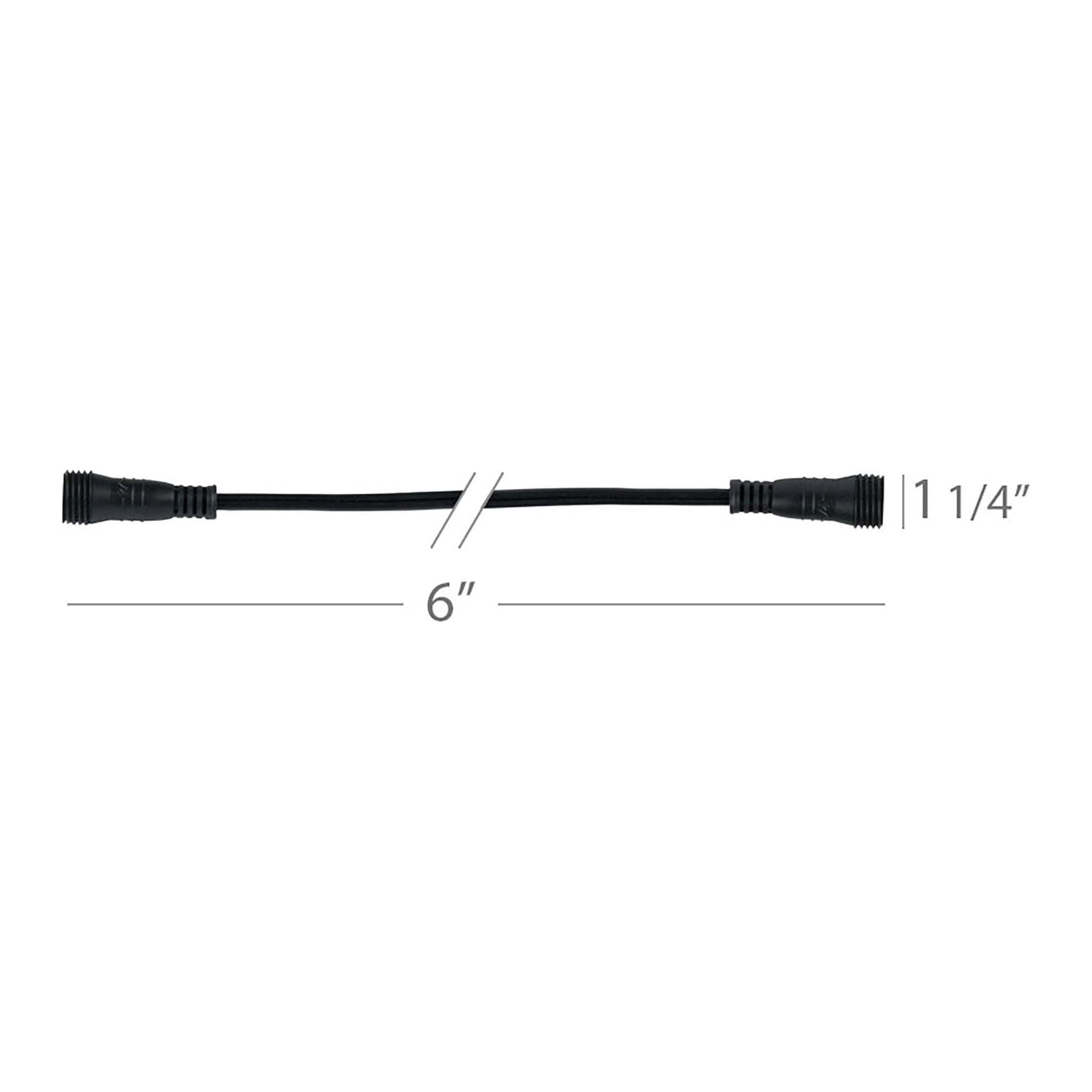 WAC Lighting - LED 12V Outdoor Strip Light Male to Female Joiner Cable 6" Length - Lights Canada