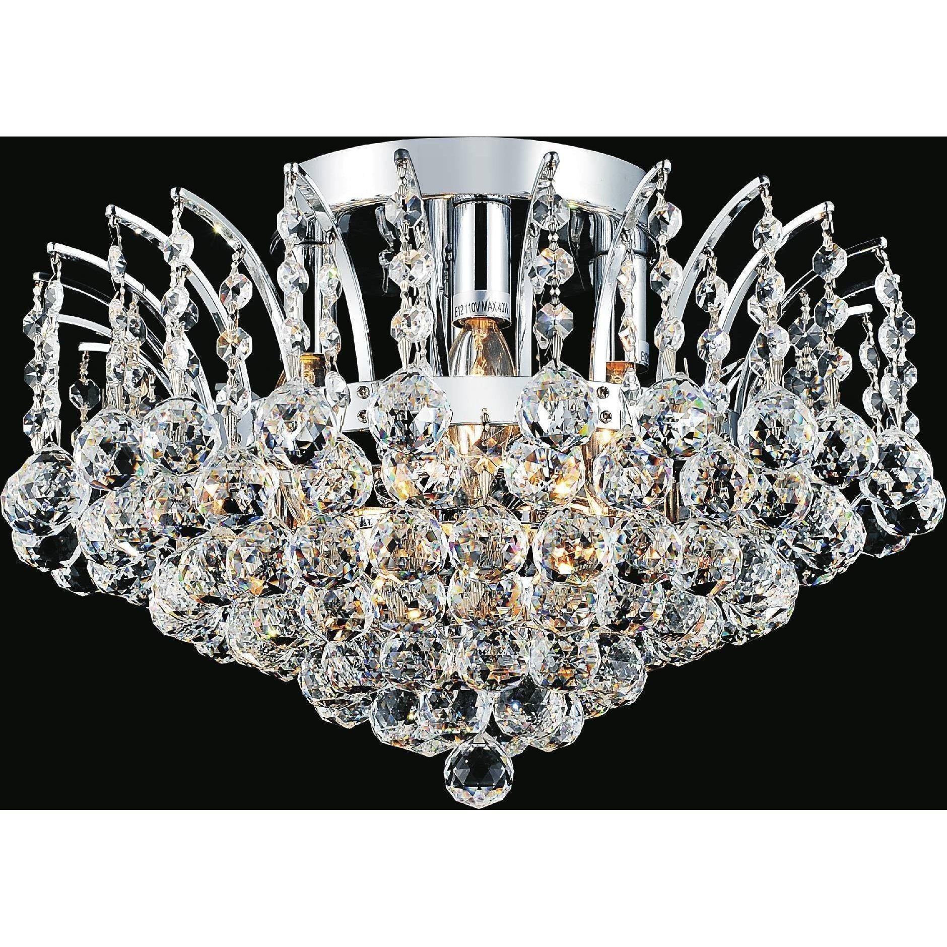 Posh Flush Mount Chrome