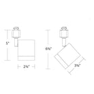 WAC Lighting - Charge LED Line Voltage Track Head for L Track - Lights Canada