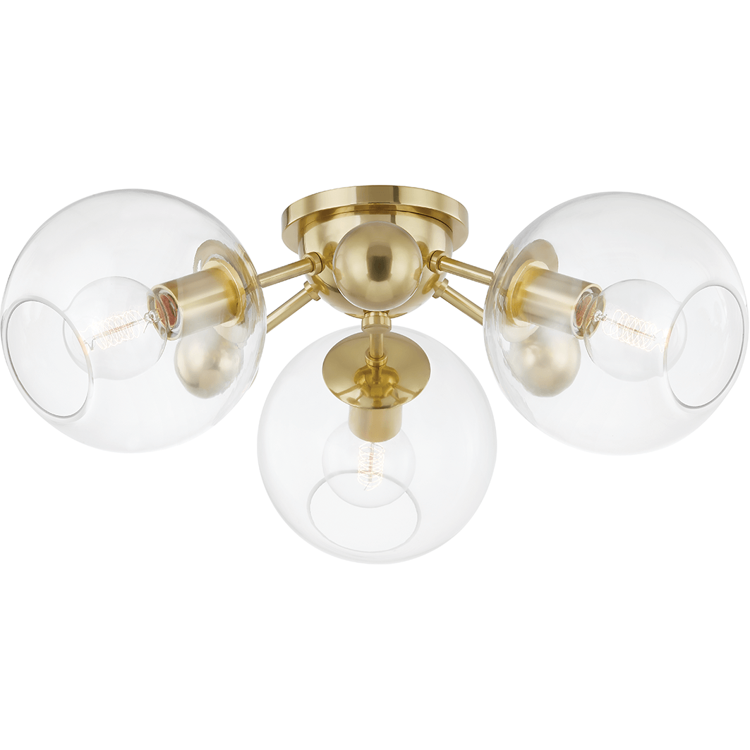 Hudson Valley Lighting - Abbott 3 Light Semi Flush - Lights Canada