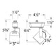 WAC Lighting - HT-808 Low Voltage Track Head for H Track - Lights Canada