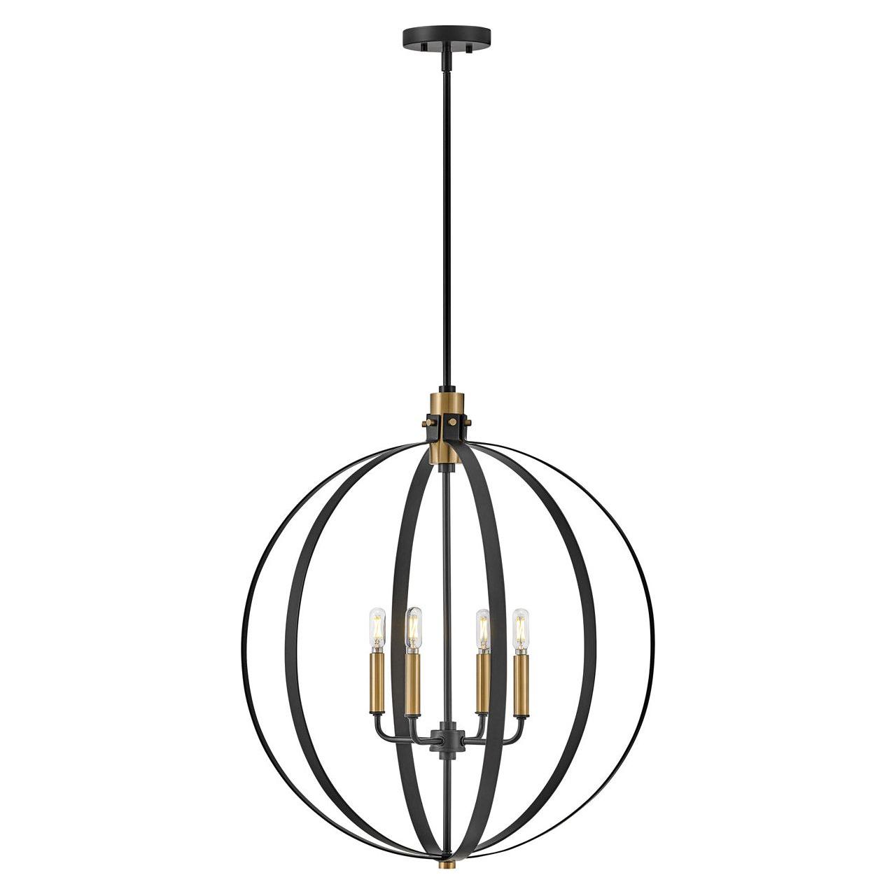 Lark - Cirque 4-Light Chandelier - Lights Canada