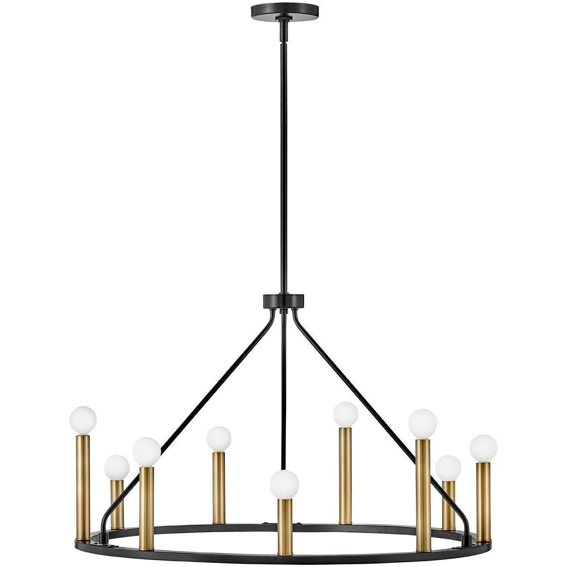 Lark - Lazlo 9-Light Chandelier - Lights Canada