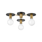 Lark - Bobbie 3-Light Semi Flush Mount - Lights Canada