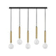 Lark - Bobbie 5-Light Linear Suspension - Lights Canada