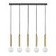 Lark - Bobbie 5-Light Linear Suspension - Lights Canada