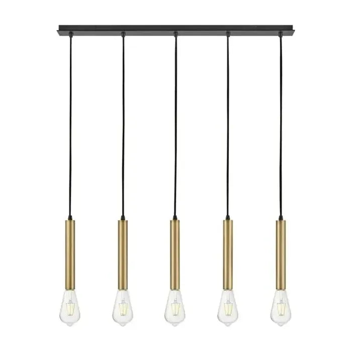 Lark - Bobbie 5-Light Linear Suspension - Lights Canada