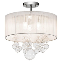 Imbuia Semi Flush Mount