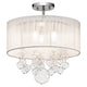 Elan - Imbuia Semi Flush Mount - Lights Canada