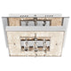 Elan - Crushed Ice Flush Mount - Lights Canada