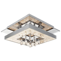 Crushed Ice Flush Mount